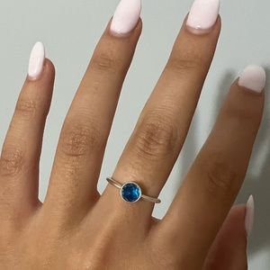 Pandora December birthstone ring